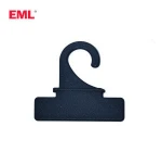 Plastic Hanger&Hook For Packing Sock Garment Textile Accessories Black 46mm