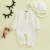 Import PLHMIA Sweet enhance baby body suit soft cotton linen baby girls&#39; rompers with hat baby girl bodysuit rompers from China