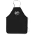 Import Polyester Material and yes print logo chef uniform apron from China