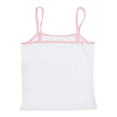 Polyester Sexy Wholesale Personalized Sublimation Camisole Black Strap