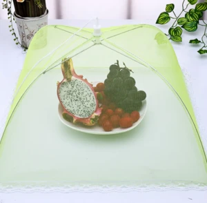 Pop-Up Mesh Screen Protect Food Cover Tent Dome Net Umbrella Picnic