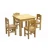 Import Popular plastic furniture wooden children tables and chairs set from China