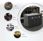 Portable Battery Dock Charging Station for Coffee Bar , Business and Restaurant