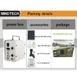Portable Home Solar Energy System for homely use, Small Solar Generator with solar panel