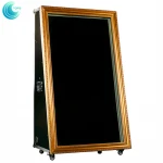 Portable photo touch screen machine mirror 3d photo booth vending machine