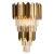 Post-modern high-grade creative gold color crystal wall lamp for living room villa hotel and Sales department