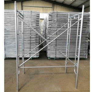 powder coated H scaffolding ladder frame scaffold