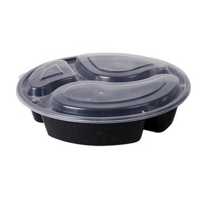 PP plastic microwavable take away mealbox,Applicable temperatures from minus 30 degrees to 140 degrees Celsius