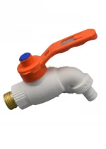 PPR accessory faucet plastic faucet  PPR pipe fittings plastic water tap