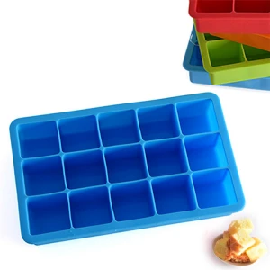 Practical Hot Sale Custom Eco-friendly Silicone Ice Cube Tray With Cover