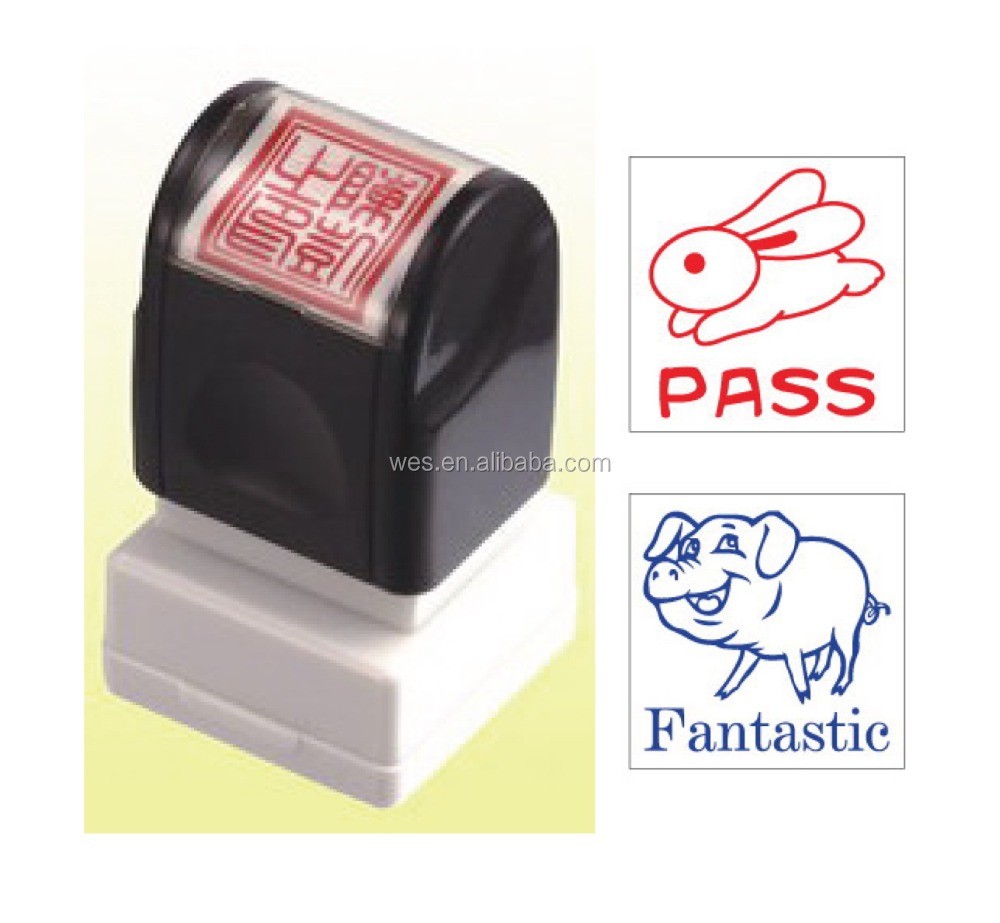 Pre inked stamp office stamp PS-2020 with imprint 20X20mm  flash stamp