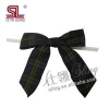 Pre-made  mini twist tie satin ribbon bows gift DIY craft decoration