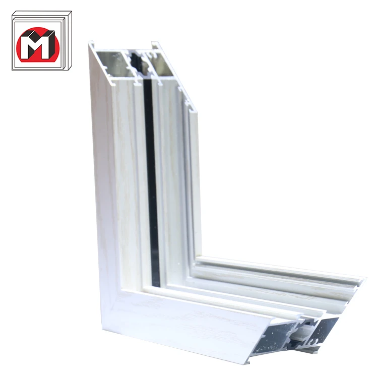 Precise cutting Mauritius aluminum alloy frame bar profile for sliding window door