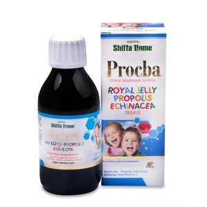 PROCBA Productive Cough Syrup for Children Vitamin C Honey Propolis Extract Echinacea Extract Honey Flavoured Syrups ...