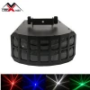 Professional disco ktv laser effect butterfly lights led double derby party light