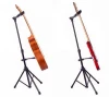 Professional foldable metal single electric bass guitar stand for all string instruments