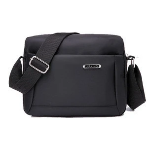 promotion custom high quality crossbody bag nylon leisure messenger bag for men