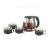 Import Promotion High Borosilicate Glass Coffee Tea Set With Tea And Coffee Cup from China