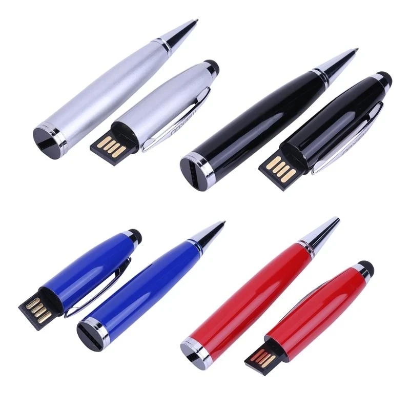 Promotion Metal Usb Flash Memory Drive Pen Shape Custom Logo Multifunction Laser with U Disk Memoria Stick Gift 3.0 8Gb 16Gb