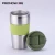 Import Promotional Leak proof Coffee Mug Travel Stainless Steel Double Wall Reusable Coffee Travel Mug with Silicone Rubber Grip Band from China