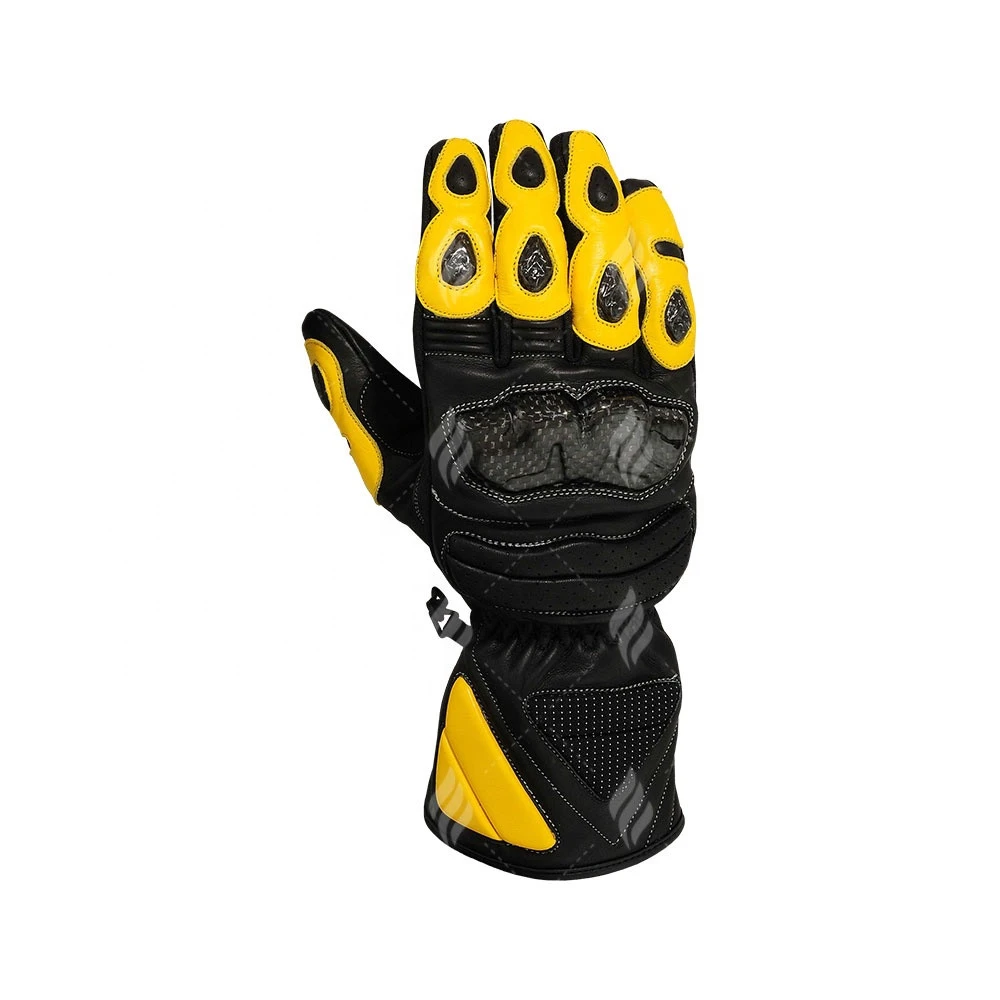 Protect Your Hands from Injury with Real Cowhide Leather And 3m Thinsulate Padded Motorcycle Racing Gloves
