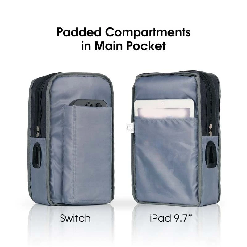 Protective Storage Backpack Switch Travel Bag Sling Chest bag for Switch Accessories and Switch and for iPad