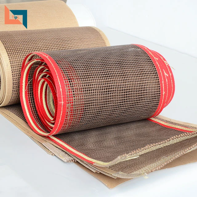 PTFE coated open mesh belt Ptfe Coated Heat Resistance Fiberglass Conveyor Belt