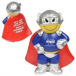 PU Carton Mascot superman stress ball promotion gift
