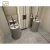 Import Pure Beige Circle Terrazzo Pedestal Bathroom Basin - Minimalist Natural Stone Vanity Countertop from China