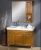 Import pvc/mdf/oak wood vanity double sink floor mounted double sinks solid wood bathroom cabinet,new design bathroom furniture set from China