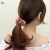Qiyue 2021 New Arrival Creative Ethnic Hair Accessories Ties Satin Red Color Hair Scrunchies for Women Girl