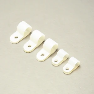 R Type Small Fixed Clamp Plastic Cable Clamps