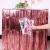Import Rain silk curtain tassel table skirt birthday party celebration banquet sign-in table curtain christmas table decoration from China