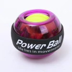 Rainbow LED Muscle Power Ball Wrist Ball Trainer Relax Gyroscope PowerBall Gyro Arm Exerciser Strengthener Fitness Equipments