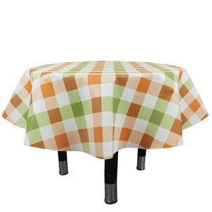 rectangle or round pvc table cloth,disposable printed plastic PEVA table cover,polyester tablecloth rolls