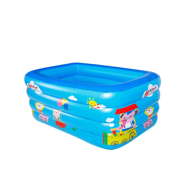 Rectangular Swimming Pool  Basin Home Game Indoor Portable Family Filter Pool Above Groun Equipment Set Inflatable Swimming Pool