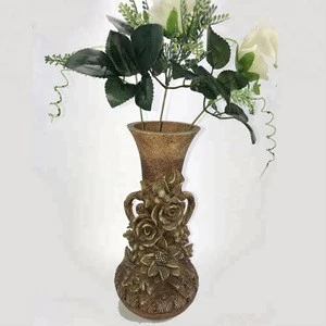 Resin vase for home decoration