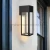 Retro water drop glass decorative outdoor lighting aluminum metal glass box outdoor wall lamp