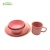 Import Reusable Bamboo Fiber Toddler Colorful Picnic Dish Dinnerware Set With Net Bag from China