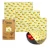 Import Reusable Sustainable Custom Bees Wax Food Paper Organic Beeswax Wrap For Food from China