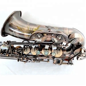 Roffee antique bronze finish Eb brass Alto saxophone