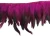 Import Rooster Hackle Feather Fringe Trim A black woollen bag for feathered clothing and as a bag Feathery clothing from China