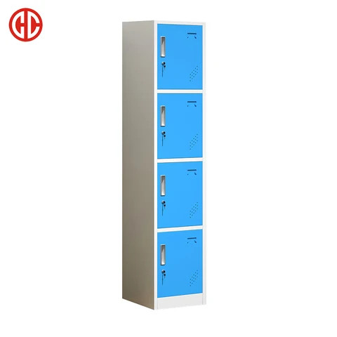 Buy Ropero Armario Storage Steel 4 Door Single Clothing Locker/wardrobe ...