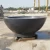 Import Round marble stone bathtub for bathroom hand carved solid stone freestanding  bath tub from China