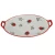 Import round porcelain ceramic bakeware with handle Y0145 from China