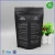 Import Ruika package food grade black matt surface coffee bag with valve foil ziplock coffee pouch from China