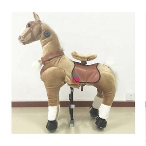 Running Fun CE animal mechanical toys for kids riding pony toy