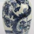 Import RZFI06-B Rough clay hand paint blue and white phoenix old porcelain vase from China