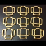 Saddlery brass buckles horse halter buckles horse hardware