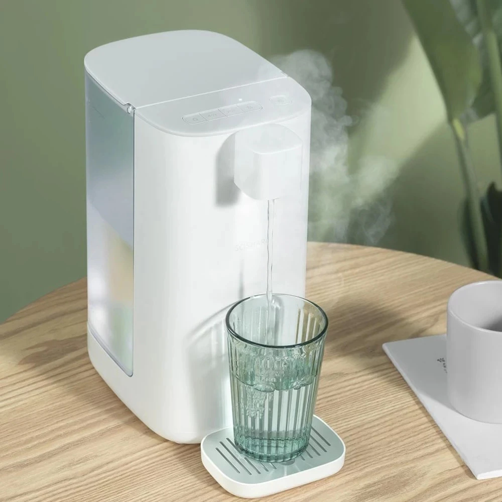 SCISHARE Hot Water Dispenser Warm Instant Water Dispenser 4-gear Temperature LED Light 3L 2200W